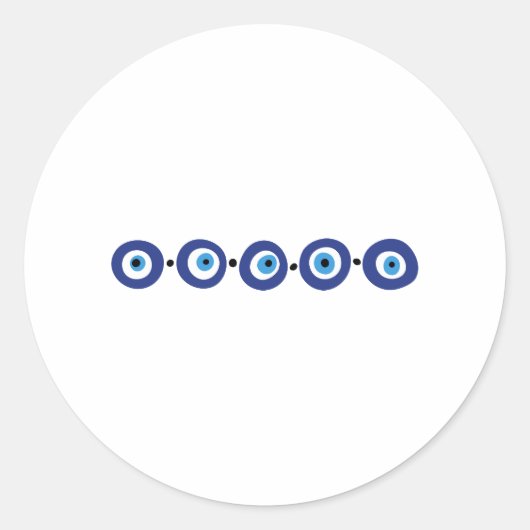 Augengrenze Runder Aufkleber (Vorderseite)