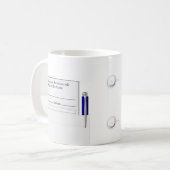 Augenheilkunde-oder Optometrie-Karriere Kaffeetasse (Vorderseite Links)