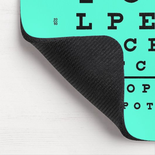 Augenheilkunde-Optometrie-medizinisches Mousepad (Ecke)