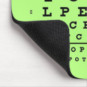 Augenheilkunde-Optometrie-medizinisches Mousepad (Ecke)