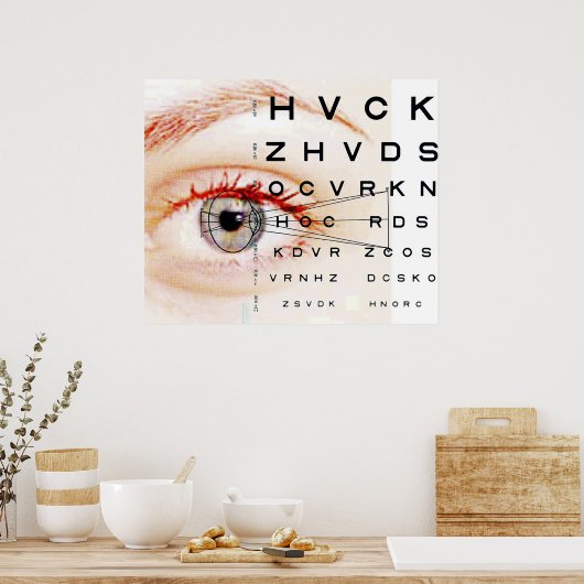 Augenheilkunde Poster (Küche)