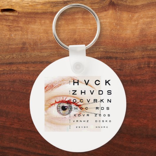 Augenheilkunde Schlüsselanhänger (Vorderseite)
