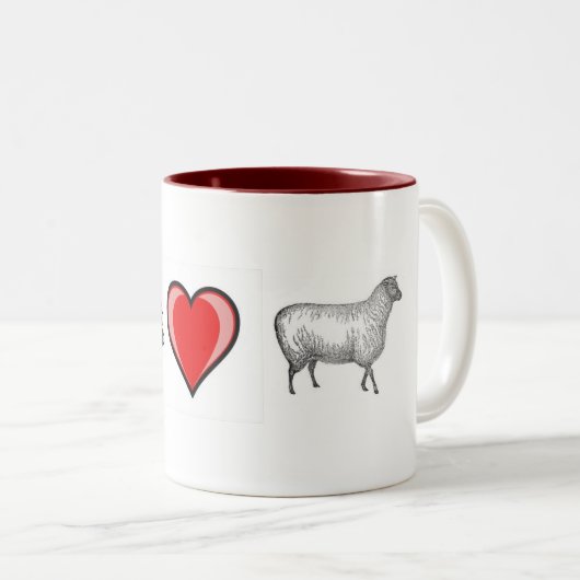 Augenhorn Zweifarbige Tasse (VorderseiteRechts)