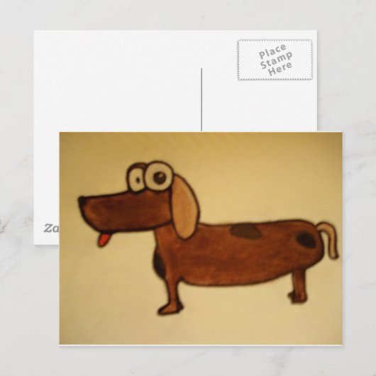 Augenhund Postkarte (Vorne/Hinten)