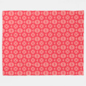 Augeninnentmuster beobachten fleecedecke (Vorderseite (Horizontal))