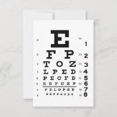 Augenkarte Optometrie Einladung (Vorderseite)