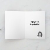 Augenklappe der newt Halloween-Karte Karte (Innenseite)