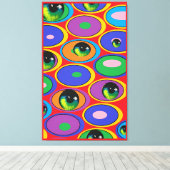 Augenklappe Leinwanddruck (Insitu (Holzboden))