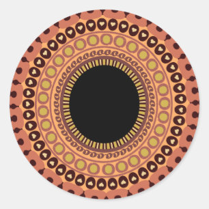 Augenkleber Runder Aufkleber