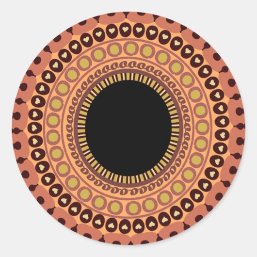 Augenkleber Runder Aufkleber (Vorderseite)