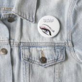 Augenlängen Lash Verlängerungssymbol Button (Beispiel)