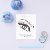 Augenlängen Lash Verlängerungssymbol Flyer (Einzeln)