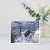 Augenlängen Postkarte (Stehend Vorderseite)