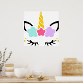 Augenlider Poster (Küche)