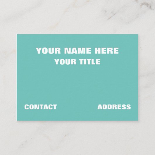 Augenlider Visitenkarte (Rückseite)