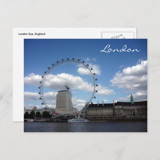 Augenlidrad Postkarte (Vorne/Hinten)