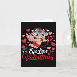 Augenliebe Valentinstag Optometrie Optiker Augenar Karte