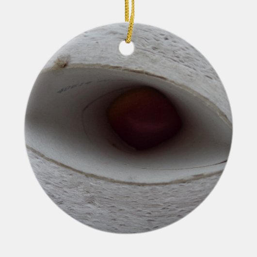 Augenloch, aus Papier Keramikornament (Vorne)