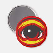 Augenmagnet - Rot Magnet (Vorderseite/Rückseite)