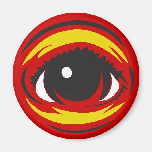 Augenmagnet - Rot Magnet (Vorne)