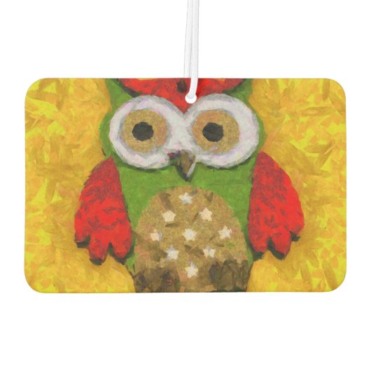 Augenmalerei Autolufterfrischer (Rückseite)