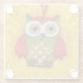 Augenmalerei Glasuntersetzer (Rückseite)