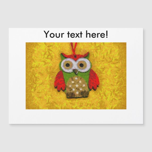 Augenmalerei Magnetkarte (Vorderseite)