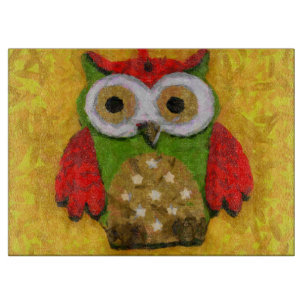 Augenmalerei Schneidebrett