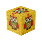 Augenmalerei Würfel (Rückseite Schrägansicht)