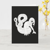 Augenmonster Karte (Gelbe Blume)