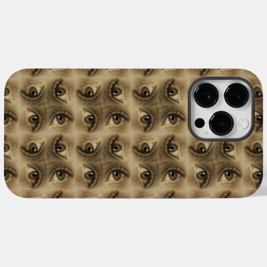 Augenmuster Case-Mate iPhone Hülle (Rückseite (Horizontal))