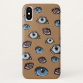 Augenmuster Case-Mate iPhone Hülle (Rückseite)