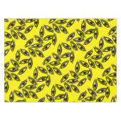 Augenmuster Gelb Schwarz Tischdecke (Vorderseite (Horizontal))
