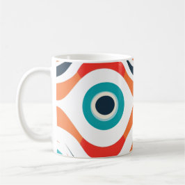 Augenmuster Kaffeetasse