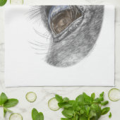 Augennachforschung geschlossen geschirrtuch (Gefaltet)