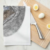 Augennachforschung geschlossen geschirrtuch (Viertel Falte)