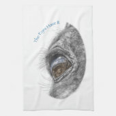 Augennachforschung geschlossen geschirrtuch (Vertikal)