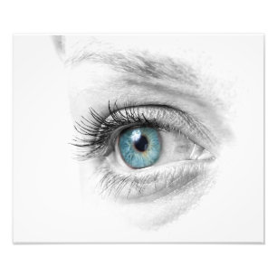 Augennähe Fotodruck