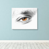 Augennähe Leinwanddruck (Insitu (Holzboden))