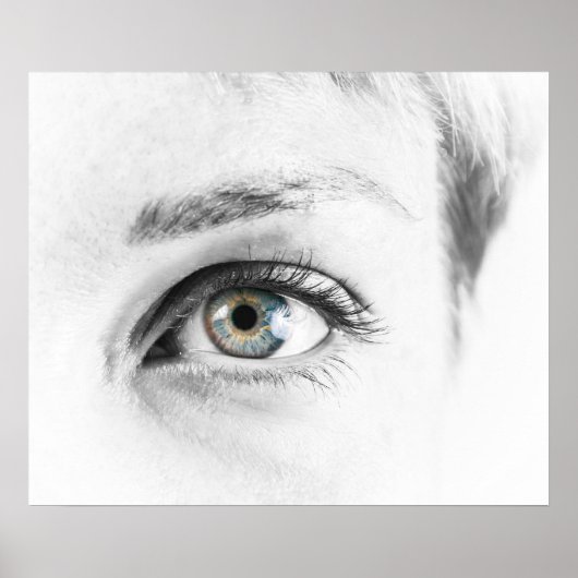 Augennähe Poster (Vorne)