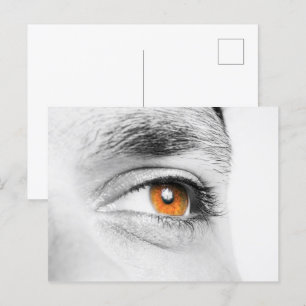 Augennähe Postkarte
