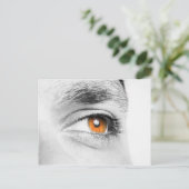 Augennähe Postkarte (Stehend Vorderseite)