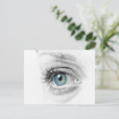 Augennähe Postkarte (Stehend Vorderseite)
