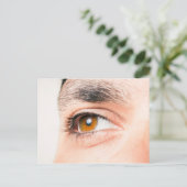 Augennähe Postkarte (Stehend Vorderseite)