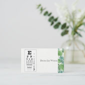 Augenoptikerin Visitenkarte (Stehend Vorderseite)