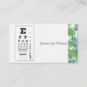 Augenoptikerin Visitenkarte (Vorderseite)