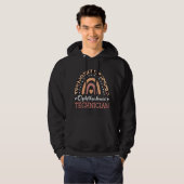 Augenoptischer Assistent Rainbow Ophthalmology App Hoodie (Vorne ganz)