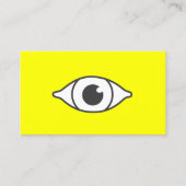 Augenoptometriker & Augenpflege Visitenkarte (Vorderseite)