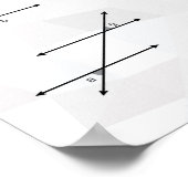 Augenpaare Poster (Ecke)