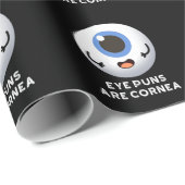 Augenpfeifen sind Cornea Funny Body Puppe Dark BG Geschenkpapier (Rolleneckpunkt)